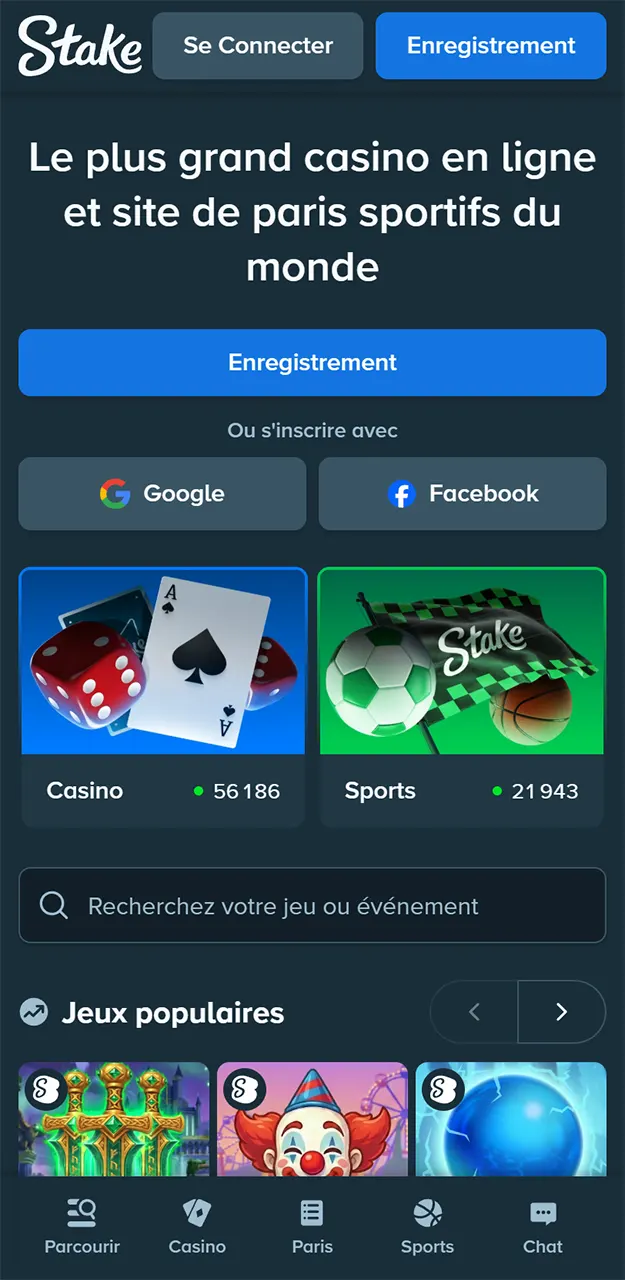 Découvrez pourquoi les joueurs choisissent Stake pour leurs paris et leurs jeux de casino.
